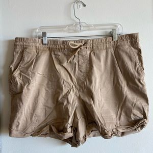 Time and Tru Size XL (16-18) Khaki Shorts